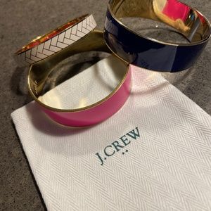 J.Crew enamel bangles
